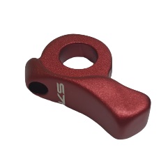 Ручка алюминевая на руль для блокировки дроповых штырей Kind Shock KG KITS (Красный)