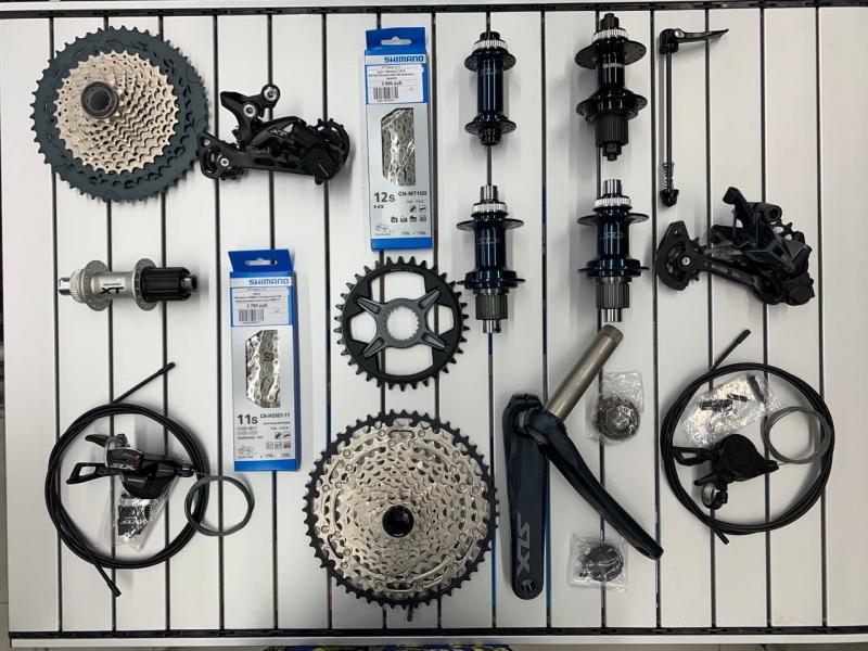 Огромное поступление запчастей от SHIMANO