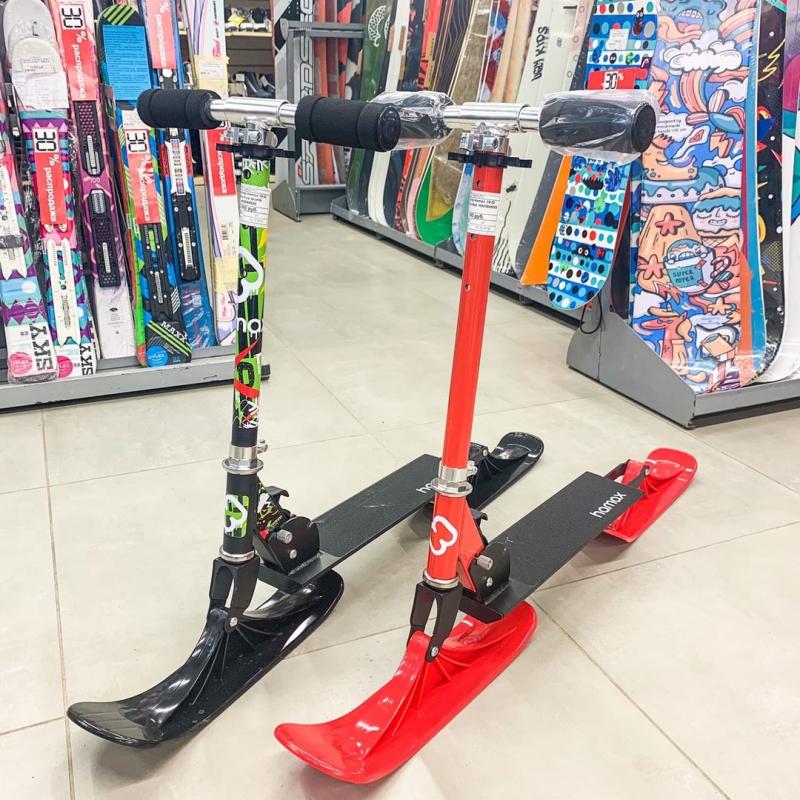 Сноускуты Hamax - кататься на самокате зимой?