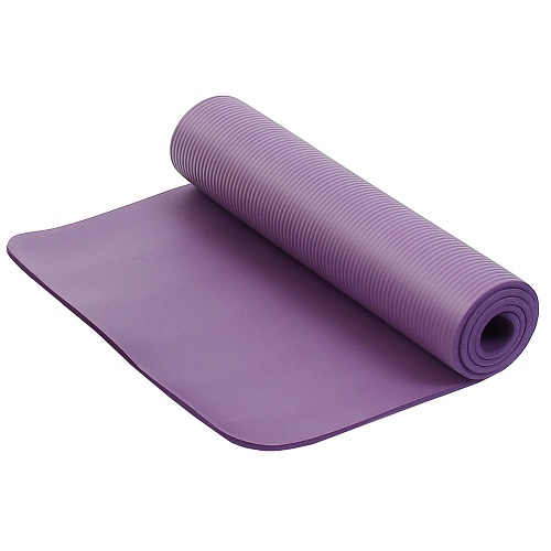 Коврик для фитнеса и йоги Larsen NBR р183х61х1,5 см (Фиолетовый)