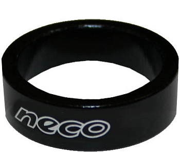 Кольцо проставочное Neco на рулевую колонку 1-1/8" 10 мм (Чёрный)