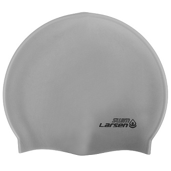 Шапочка плавательная Larsen SC12 (SC601) (Серый)