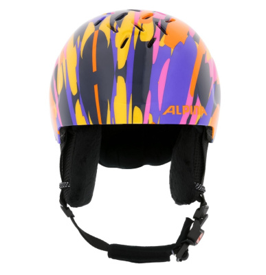 Шлем Alpina Pizi Pink-Orange Blue Gloss