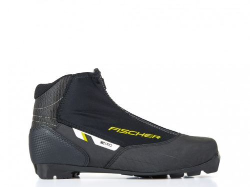 Беговые ботинки Fischer XC Pro Black Yellow Беговые ботинки Fischer XC Pro Black Yellow