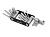 Мультитул Cluxx Snap 10 Black/Gray
