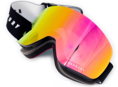 Очки Ashbury Sonic sensor (pink mirror lens/yellow spare)