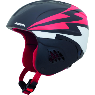 Шлем Alpina Carat Black/Red Шлем Alpina Carat Black/Red