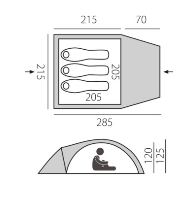 Палатка BTrace Glade 3  