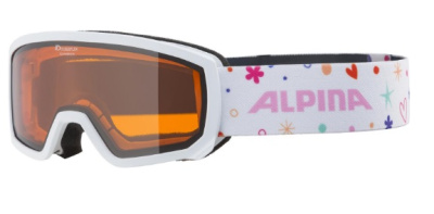 Очки Alpina Scarabeo Jr. White-Rose Matt/Orange