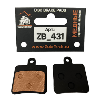 Тормозные колодки ZubrTech ZB_431 Тормозные колодки ZubrTech ZB_431