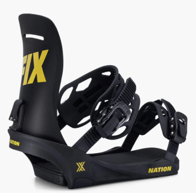 Крепления сноубордические Fix 24-25 National Black