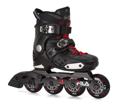 Ролики Fila NRK Junior boy black/red