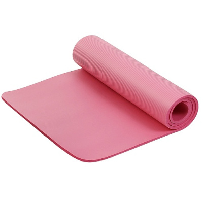 Коврик для фитнеса и йоги Larsen NBR  (Розовый)