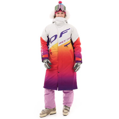 Плащ зимний Dragonfly Race Coat Woman Orange Violet Плащ зимний Dragonfly Race Coat Woman Orange Violet