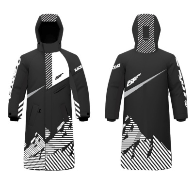 Плащ зимний Dragonfly Race Coat Black-White Плащ зимний Dragonfly Race Coat Black-White