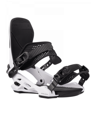 Крепления сноубордические Arbor 24-25 Hemlock White Black Boss Dog Крепления сноубордические Arbor 24-25 Hemlock White Black Boss Dog