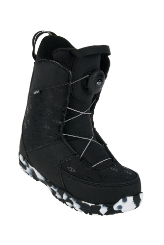 Ботинки сноубордические Luckyboo Future Fastec чёрный