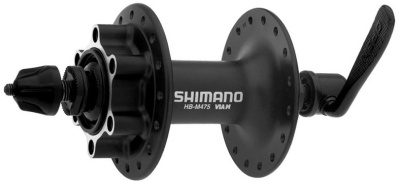 Втулка передняя Shimano M475, 32 отверстия, 6-болт, QR