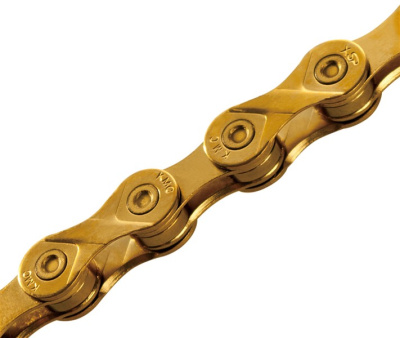 Цепь KMC X9 Ti-N 9ск 114L Gold