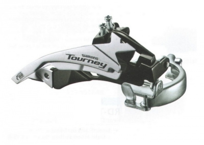 Переключатель передний Shimano Tourney, TY510, 6/7 скоростей Переключатель передний Shimano Tourney, TY510, 6/7 скоростей