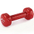 Гантель виниловая Start Up NT08010 1,5 кг red