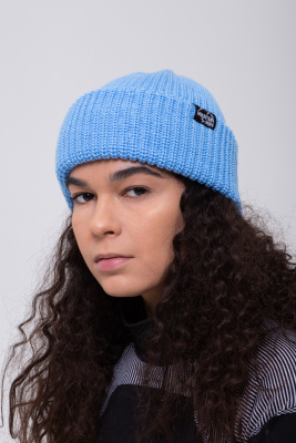 Шапка MountainMan вязаная (Голубой)