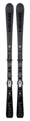 Комплект горных лыж Head 23-24 Shape SX Black Edition Lyt-Pr+Pr 11 Gw Br 85 [G] black-antracite