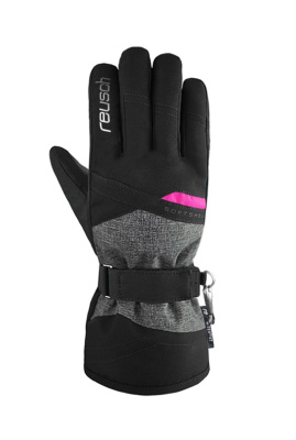 Перчатки Reusch Helena R-Tex Xt Black/Blck Melange/Pink Glo