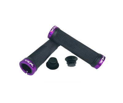 Грипсы VLX 130мм,с двумя lock-on, Longneck (Фиолетовый)