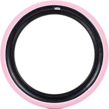 Покрышка BMX Cult x Vans сталь 2,40" 65psi (Розово-чёрный)