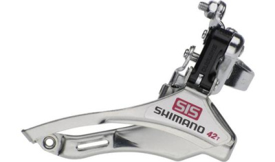 Переключатель передний Shimano, TY10, нижняя тяга, 28.6, 42T