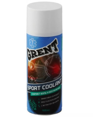Заморозка спортивная Grent Coolant Spray (с эвкалиптом)