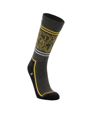 Носки Viking Mid Heavy Man Dark Grey/Yellow  Носки Viking Mid Heavy Man Dark Grey/Yellow
