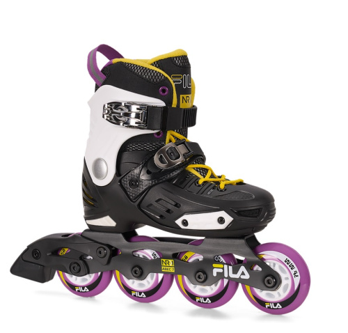 Ролики Fila NRK Junior G black/violet/yellow