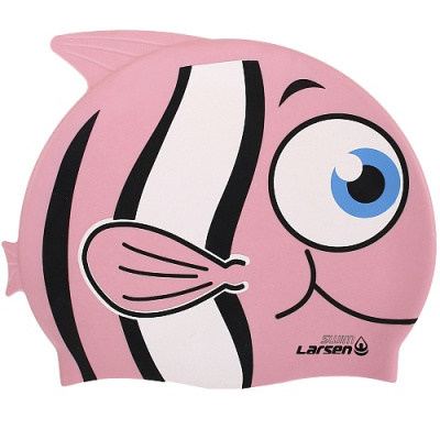 Шапочка плавательная Larsen LSC10 (Розовый)