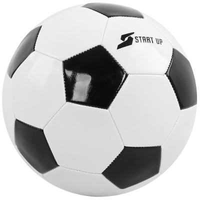 Мяч футбольный для отдыха Start Up E5122 (Бело-чёрный)