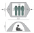 Палатка BTrace Travel 3 Палатка BTrace Travel 3