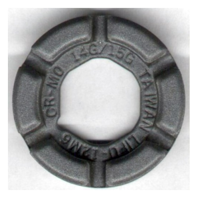 Захват для спиц 6-648440 Cr-Mo 14/15G "круглый" серебро	