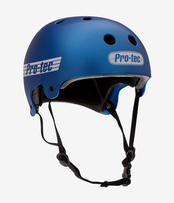 Шлем Pro-Tec Old School Certified Matte Metallic Blue УЦЕНКА Шлем Pro-Tec Old School Certified Matte Metallic Blue УЦЕНКА