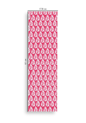 Шкурка Pipe monogram Pink