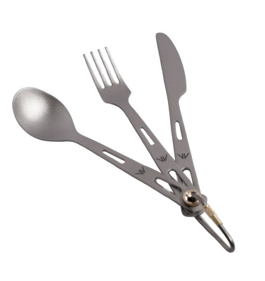 Набор столовых приборов Goraa 3-Piece Titanium Cutlery Set