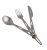 Набор столовых приборов Goraa 3-Piece Titanium Cutlery Set