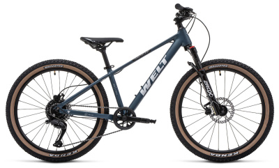 Велосипед Welt 2025 Brave 3.0 24 HD Steel Gray 