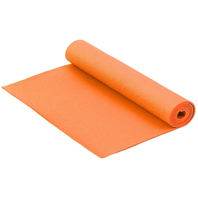 Коврик для фитнеса и йоги  Larsen PVC  (Оранжевый)