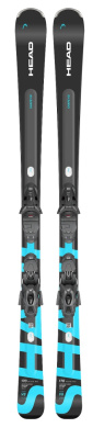 Комплект горных лыж Head 25-26 Shape e-V8 Sw Amt-Pr+Pr 11 Gw Br 85 [G] anthracite-speedblue 