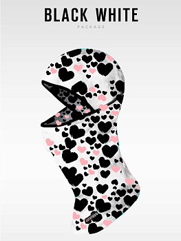 Балаклава Luckyboo Masked Hero (Чёрно-белый)