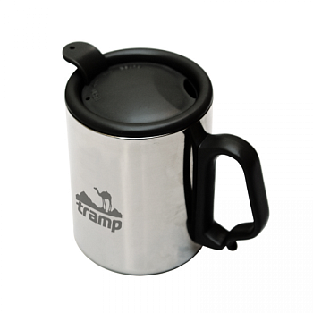 Термокружка Tramp с поилкой 400 мл (Серебро)
