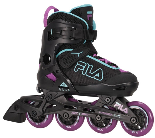 Ролики Fila X 2С G black/violet/seawater